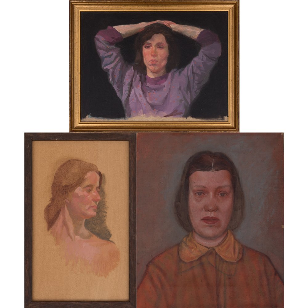 Herbert Steinberg (1928-1987) Three Female Portrait (1 of 1)