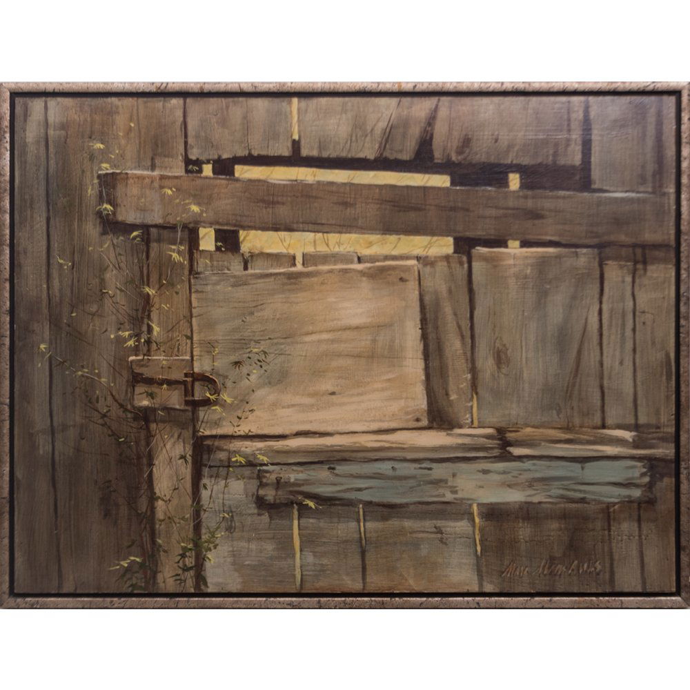 Marc Moon (1923-2006) The Gate, Acrylic on masonite, (1 of 1)