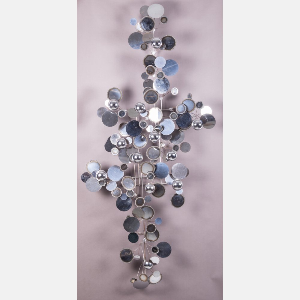 Curtis Jere (20th Century) Raindrops, Chromed metal (1 of 4)
