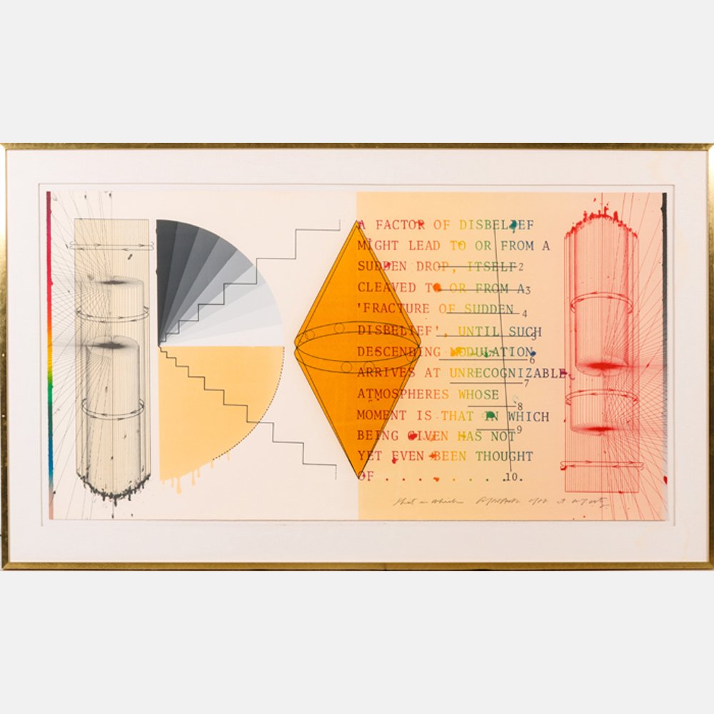 Shusaku Arakawa (1936-2010) That in Which..., Color (1 of 3)