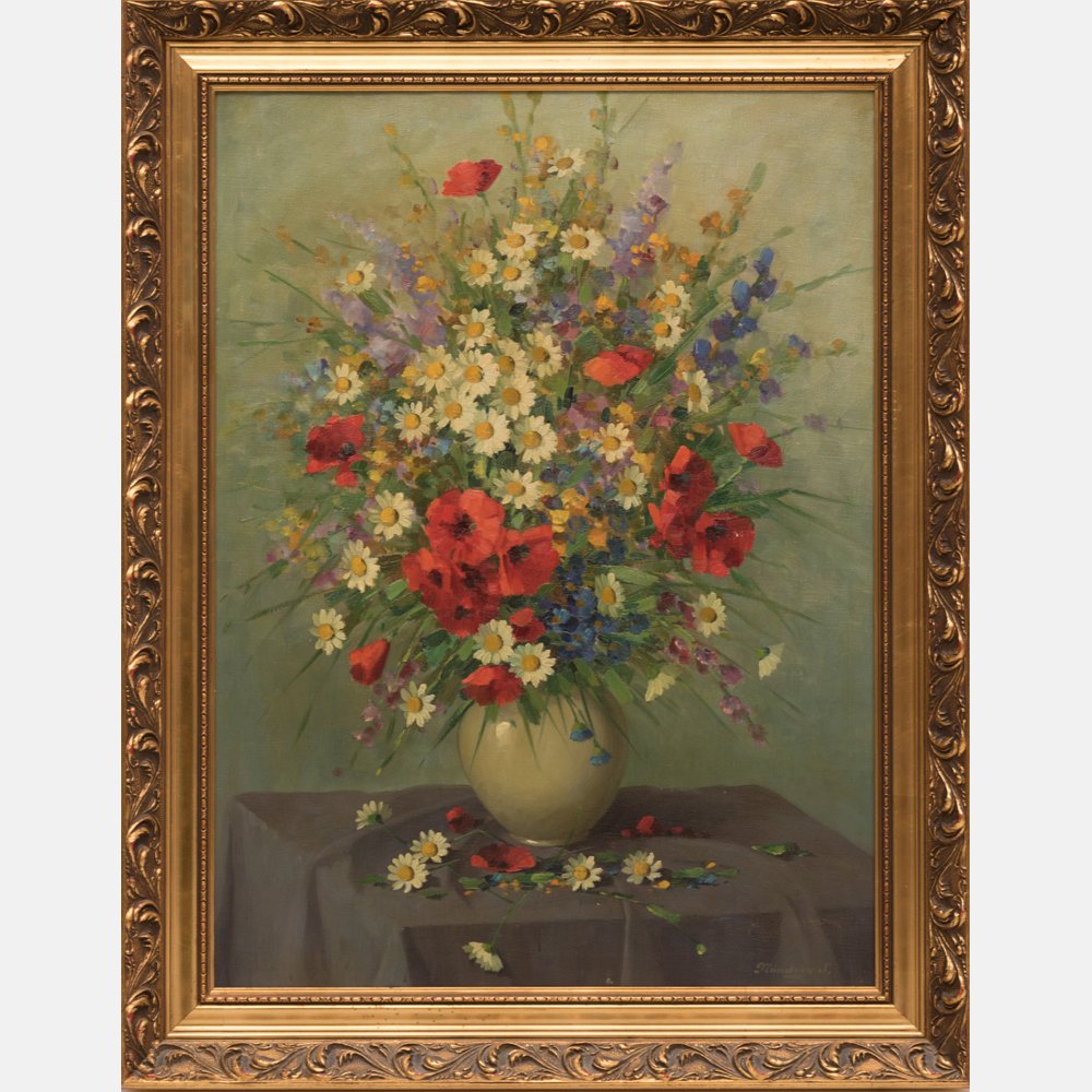 Sandor Nandory (20th Century) Floral Still Life, Oil on (1 of 6)