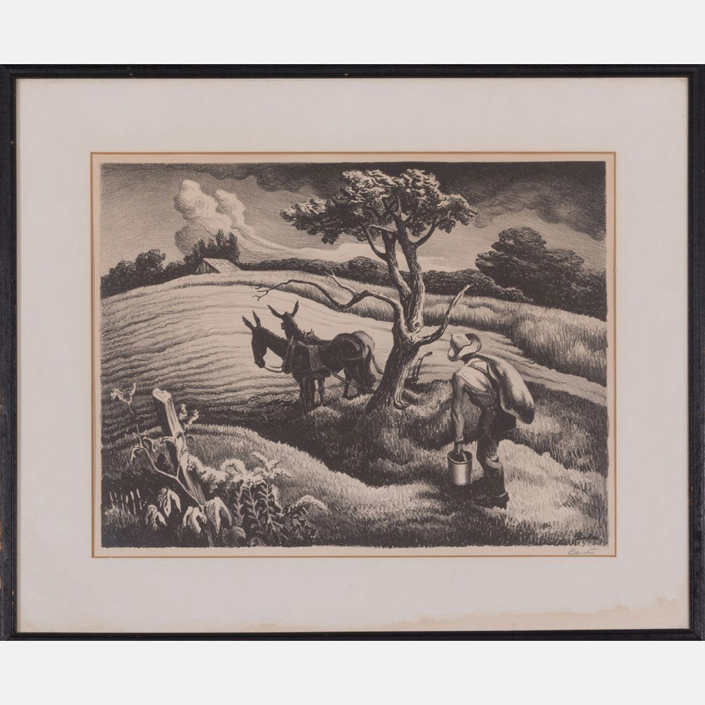 Thomas Hart Benton (1889-1975) Approaching Storm, 1938, (1 of 6)