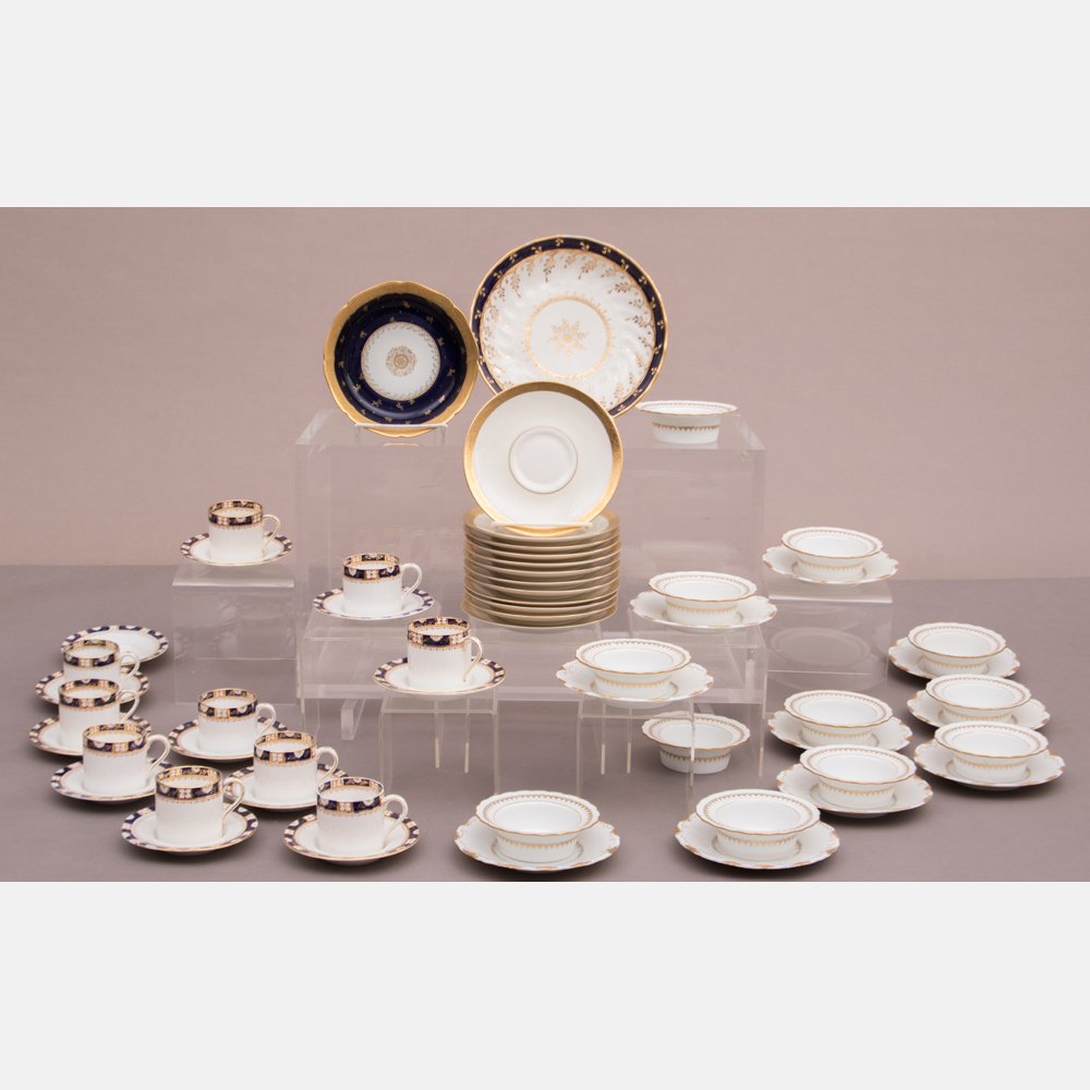 A Miscellaneous Collection of French Porcelain Serving (1 of 4)