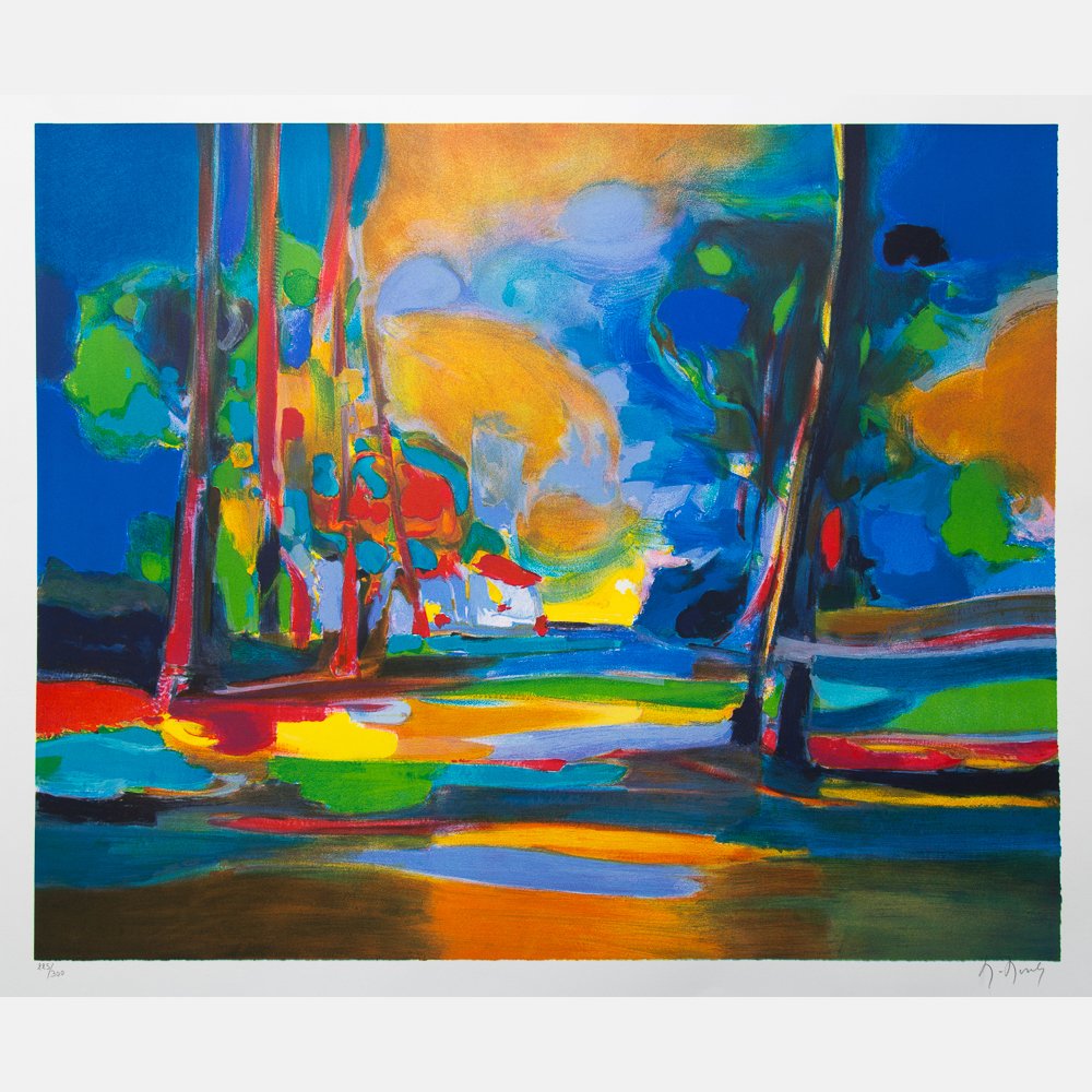 Marcel Mouly  (1918-2012) Le Maison dans La Clairier, (1 of 4)