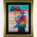 Peter Max (b. 1937) Umbrella Man, Mixed media painting