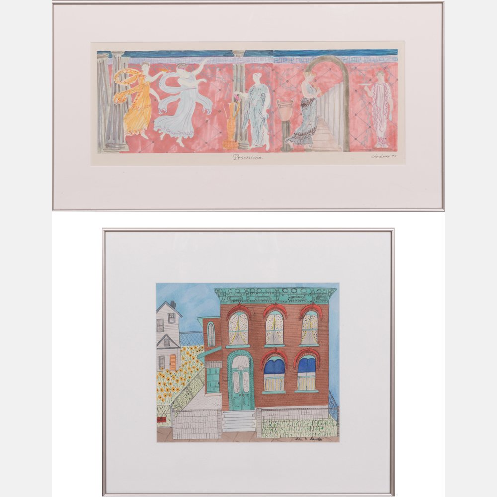 Lola K. Isroff (American, 20th Century) Ohio City, (1 of 4)