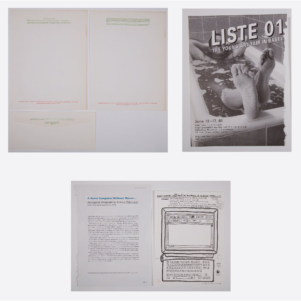 Louise Lawler (b. 1947) Documenta 7, Two sheets of (1 of 4)