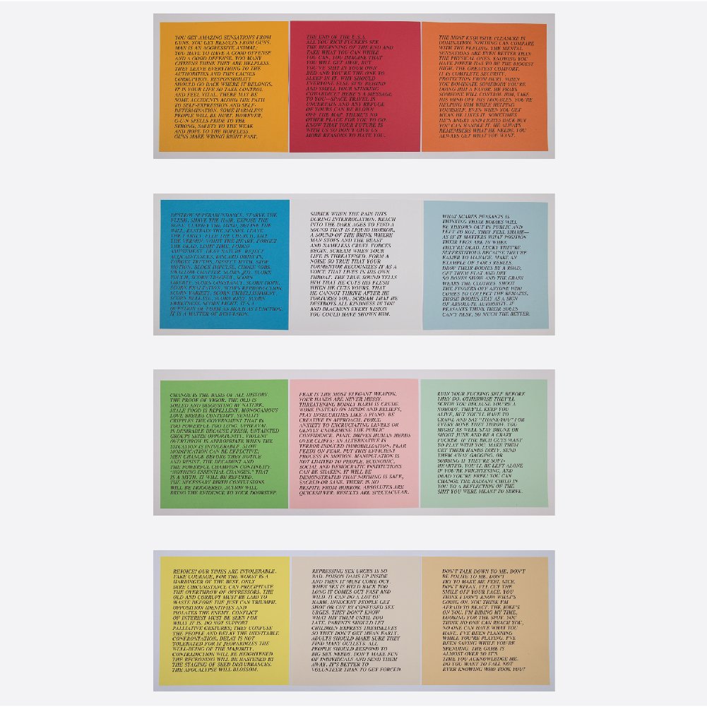 Jenny Holzer (b. 1950) Inflammatory Essays, 1982, (1 of 5)