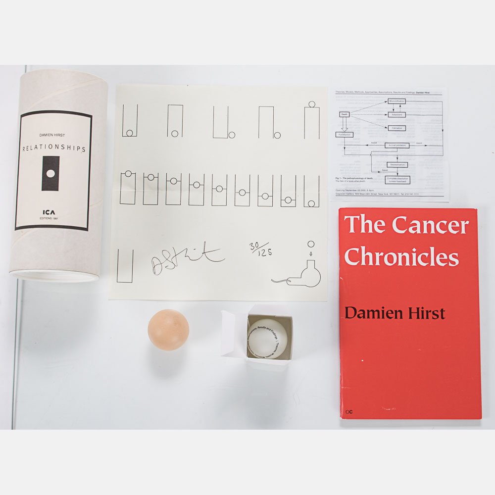 Damien Hirst (b. 1965) Relationships, 1991, Ping pong, (1 of 4)
