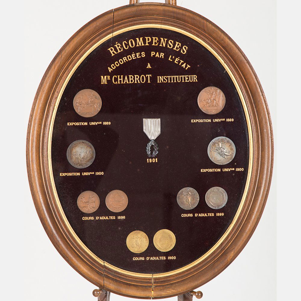 A Framed Collection of Medallion Samples by Various (1 of 3)