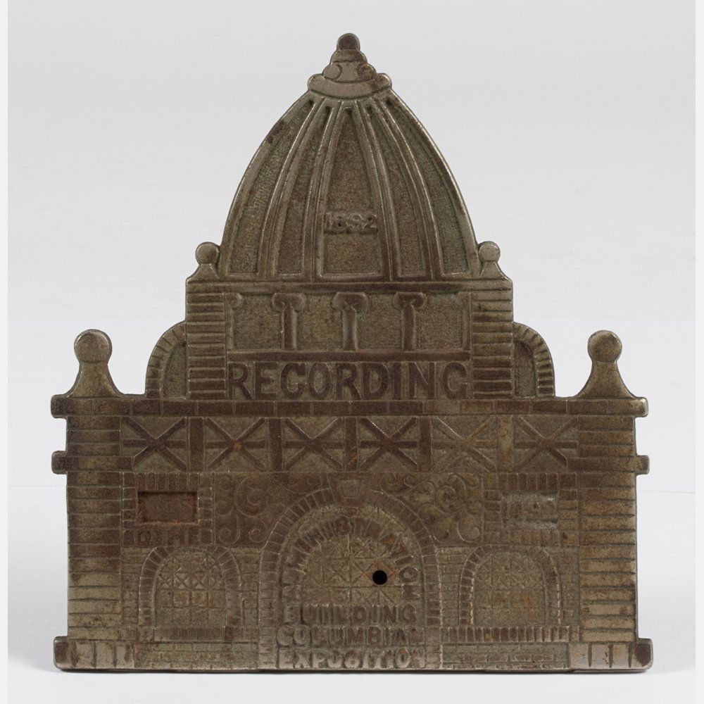 A Cast Iron Columbian Recording Bank from the World's (1 of 6)