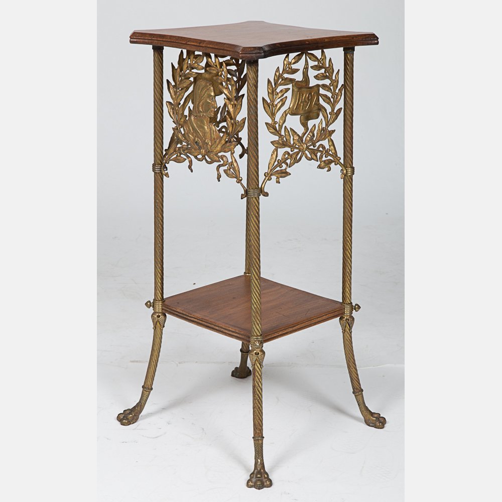 A Rare Walnut and Gilt Brass World's Fair Columbian (1 of 6)