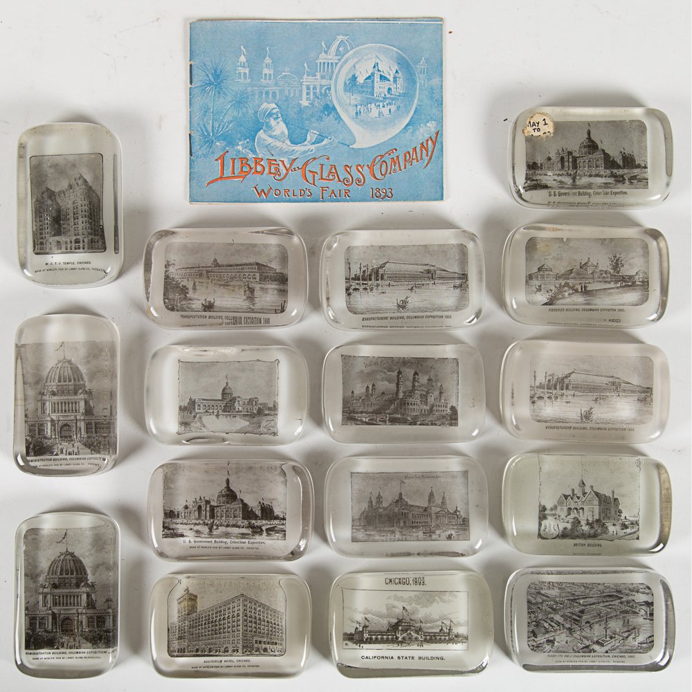 A Group of Sixteen Libbey Glass Co. Paperweights from (1 of 4)