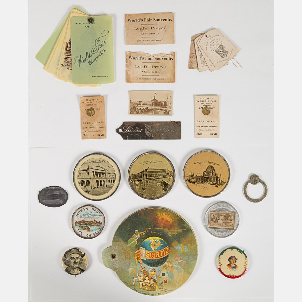 A Miscellaneous Collection of Paper and Metal Souvenirs (1 of 5)
