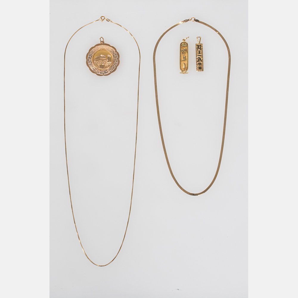A Group of Gold Jewelry, (1 of 8)