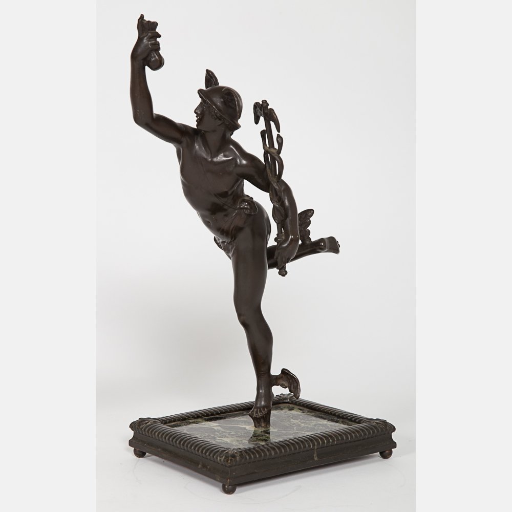 Italian School (20th Century) Mercury, Bronze. (1 of 4)