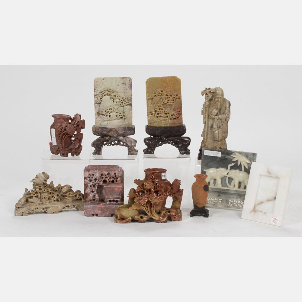 A Miscellaneous Collection of Asian Carved Soapstone (1 of 5)