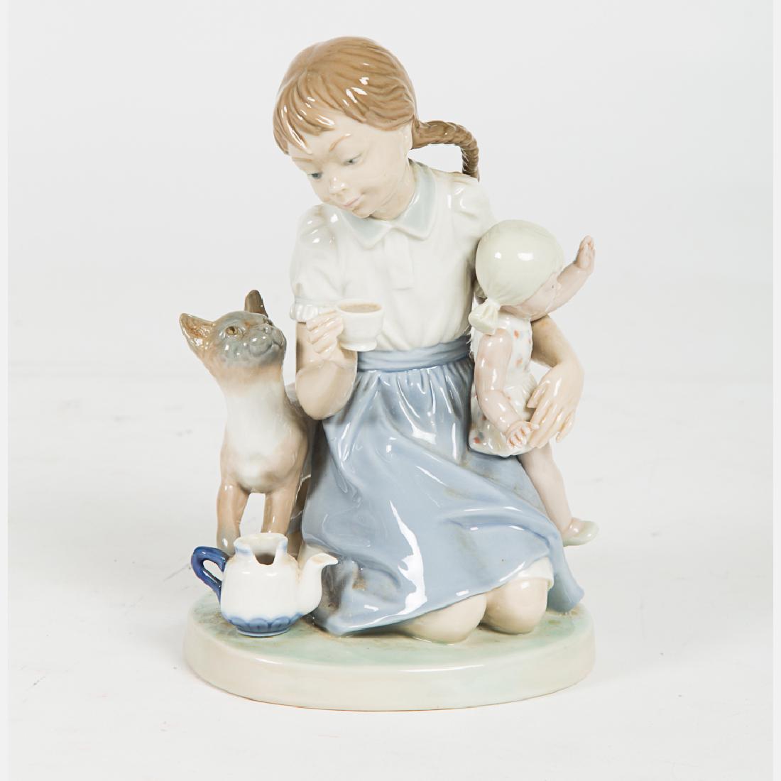A Lladro 'Child's Play' Porcelain Figural Group, 20th (1 of 4)