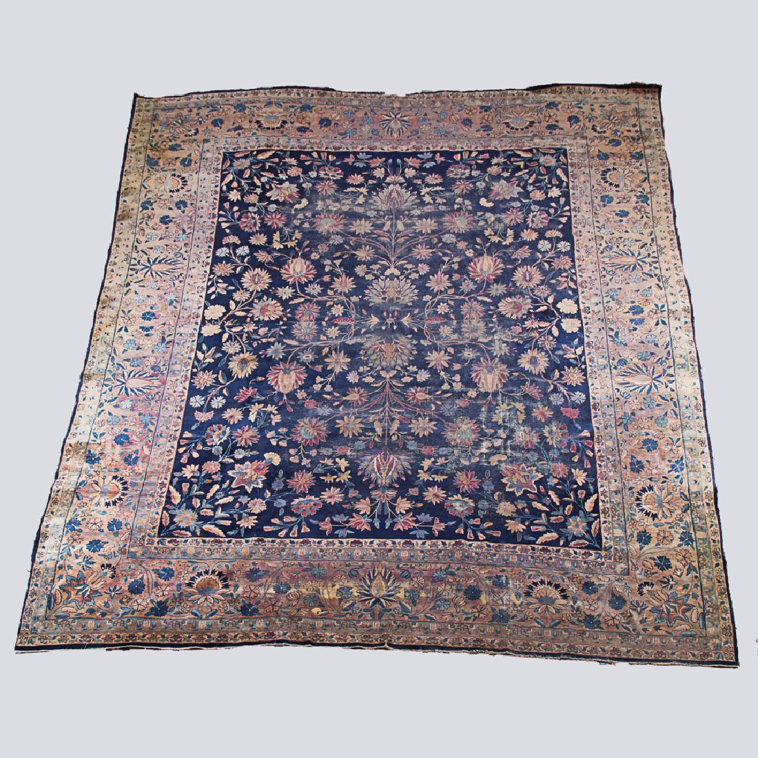 A Sarough Wool Rug, 20th Century. (1 of 4)