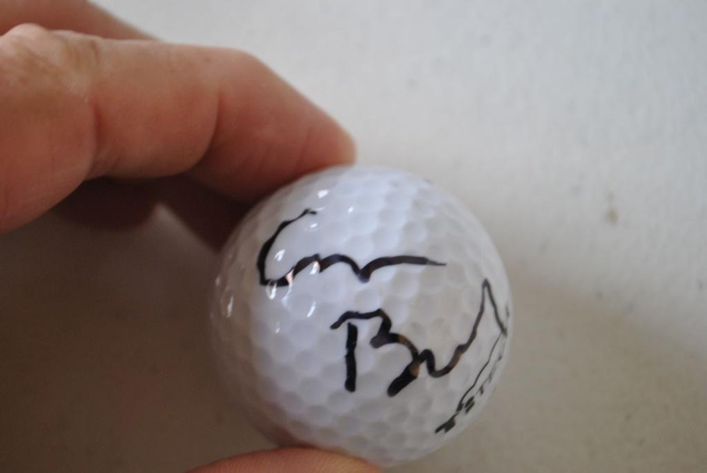Signed George Bush Golf Ball: Hand signed George Bush Golf Ball!