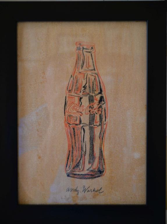 Attributed to Andy Warhol Original Coke Bottle (1 of 5)