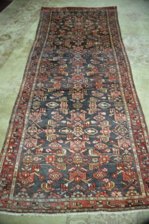 Persian Hand Woven Hamedan Runner 3.5 x 9.6 (1 of 5)