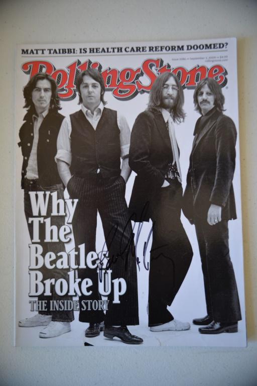 Signed Paul McCartney Rolling Stone (1 of 5)