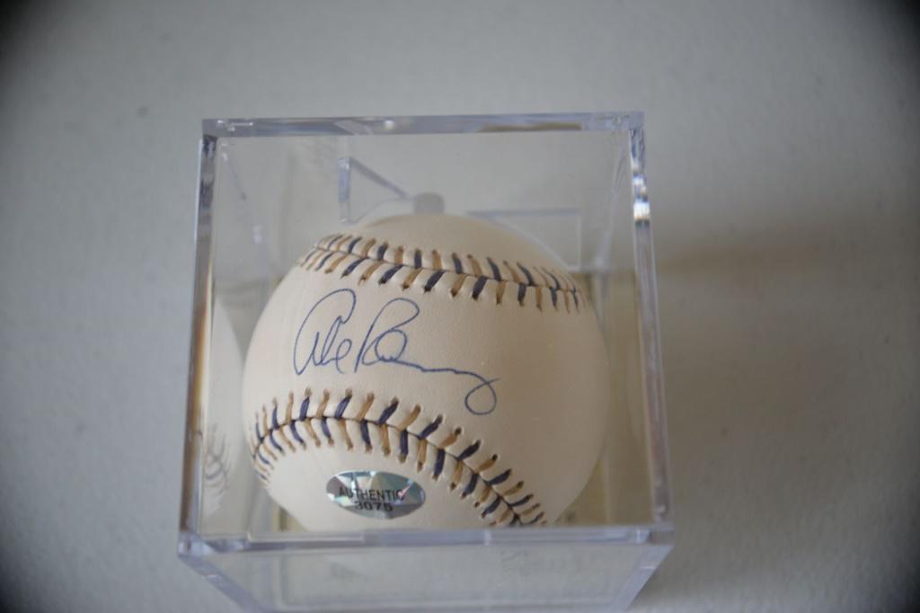 Alex Rodriguez Signed Baseball COA (1 of 3)