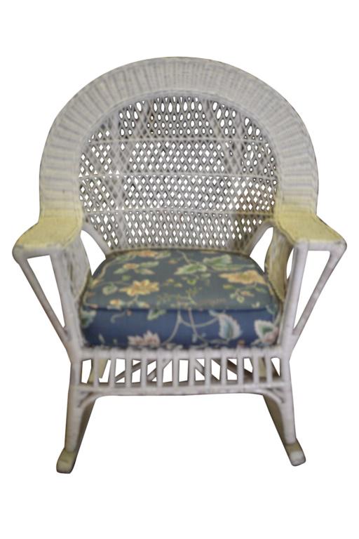Vintage Wicker Rocker #1 (1 of 6)