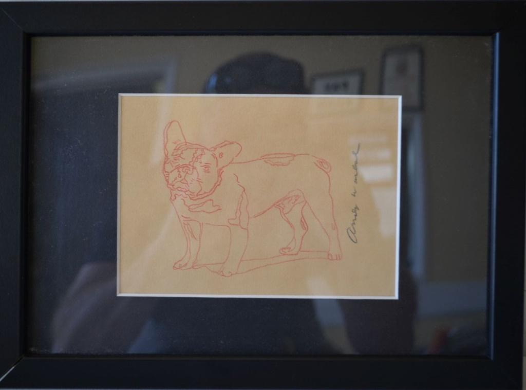 Attributed to Andy Warhol Original Bulldog (1 of 7)