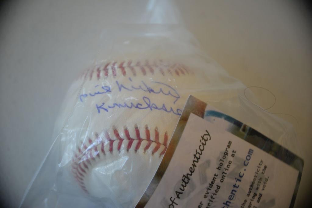 Phil Neikro Signed Baseball COA (1 of 3)
