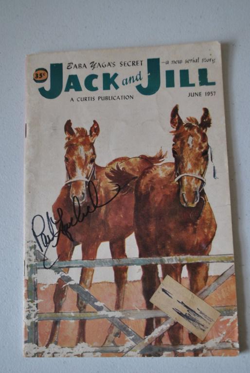 Signed Paul Froelich Jack and Jill: Signed Paul Froelich June 1957 Jack & Jill. Cover has mild wear and peeling. See pics.