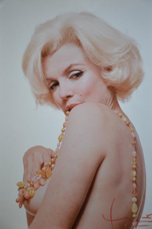Marilyn Monroe by Bert Stern! Busty Beads!: This incredible photo of Marilyn by Bert Stern is called "Busty Beads". This is #2 of only 10 artist proofs printed of this photo. This photo was purchased directly from the Bert Stern estate. It is s