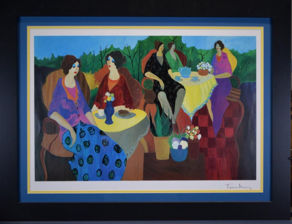 Itzchak Tarkay "Women at Lunch" Signed! (1 of 6)