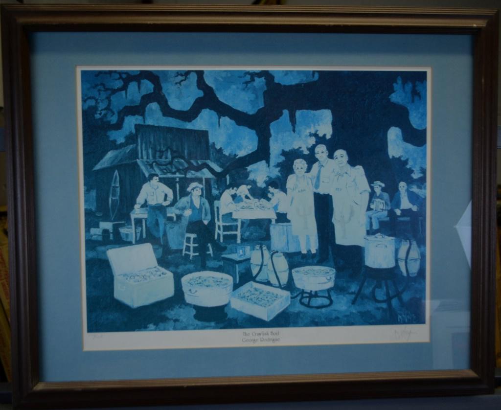 George Rodrigue Signed "Crawfish Boil" (1 of 7)
