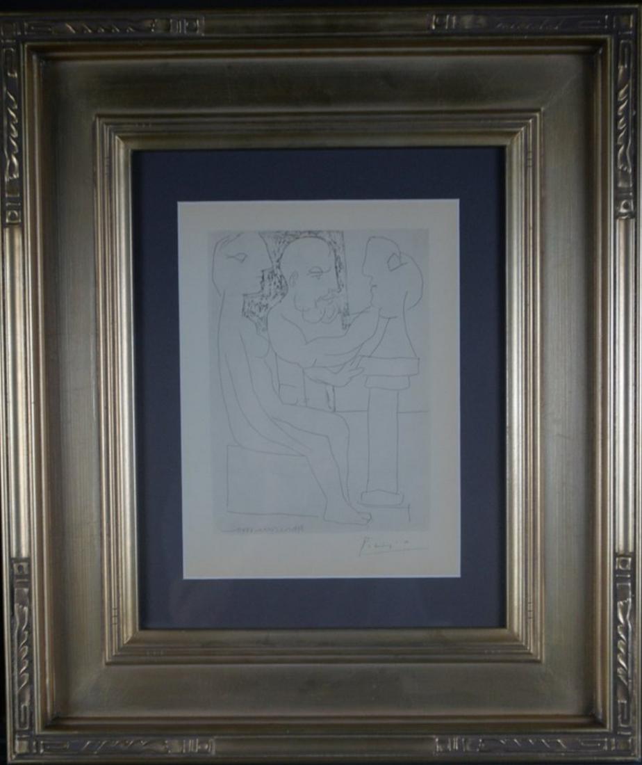 Picasso Hand Signed Intaglio (1 of 7)