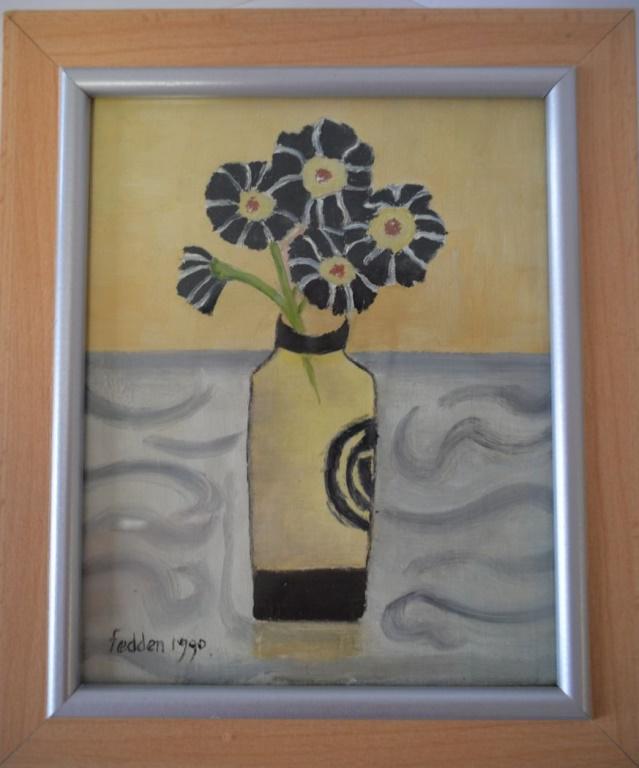 Mary Fedden Original Still Life: Fabulous still life by the late British artist Mary Fedden! Mary Fedden, OBE (14 August 1915 Â– 22 June 2012) was a British artist. Medium:Appears to be gouache and oil on paper. Signature: Lower l