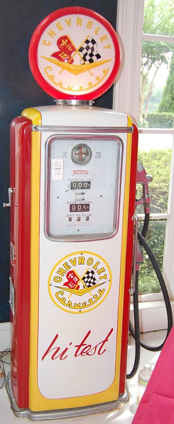 Chevrolet Tokheim Gas Pump: restored