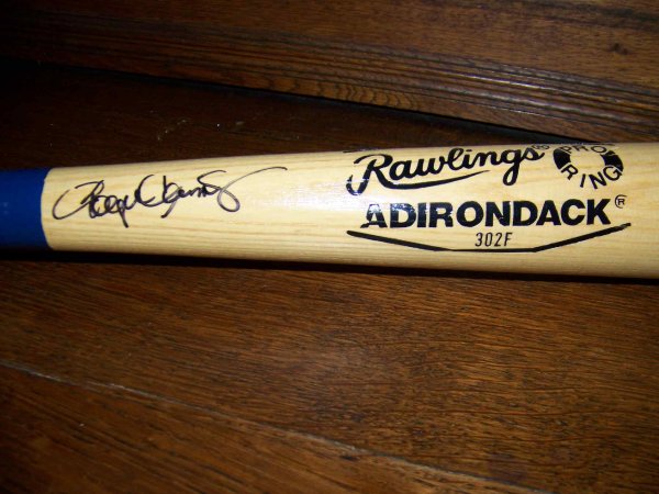 Roger Clemens Signed Rawlings Bat: Clemens won seven Cy Young Awards, more than any other player . He played for 13 consecutive seasons for the Boston Red Sox, spanning more than half of his career. In 1997, he signed with the Toronto 
