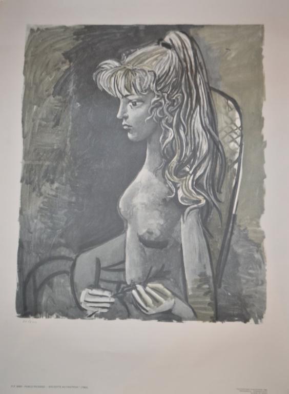 Picasso "Sylvette Au Fauteuil" Lithograph (1 of 6)