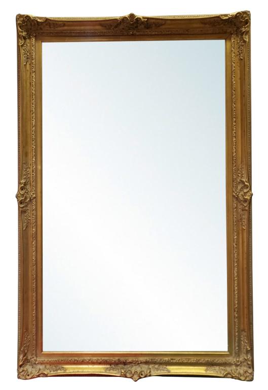 Fine Gilt Wood Beveled Mirror 69 x 45" #2 (1 of 4)