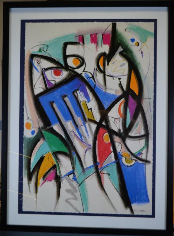 Alfred Gockel Signed Abstract Lithograph (1 of 9)