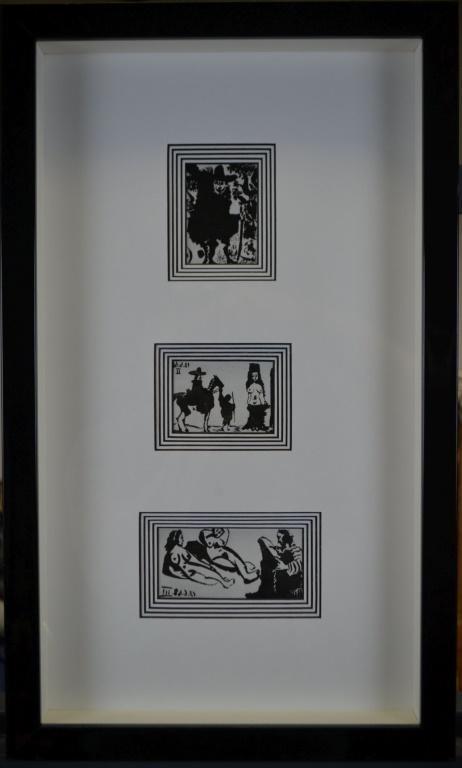 Picasso Plates 155, 156, 157 Intaglios (1 of 8)