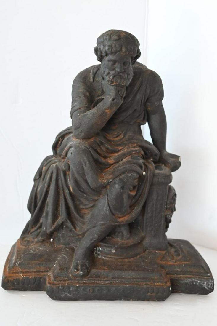 Antique Roman Heavy Plaster Sculpture 13.5" (1 of 6)