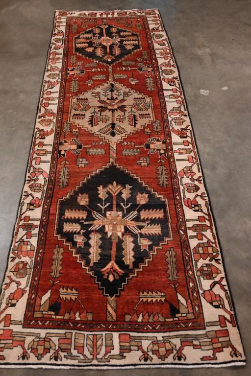 Bakhtiari Hand Woven Runner Rug 3.4 x 9.8 ft (1 of 8)