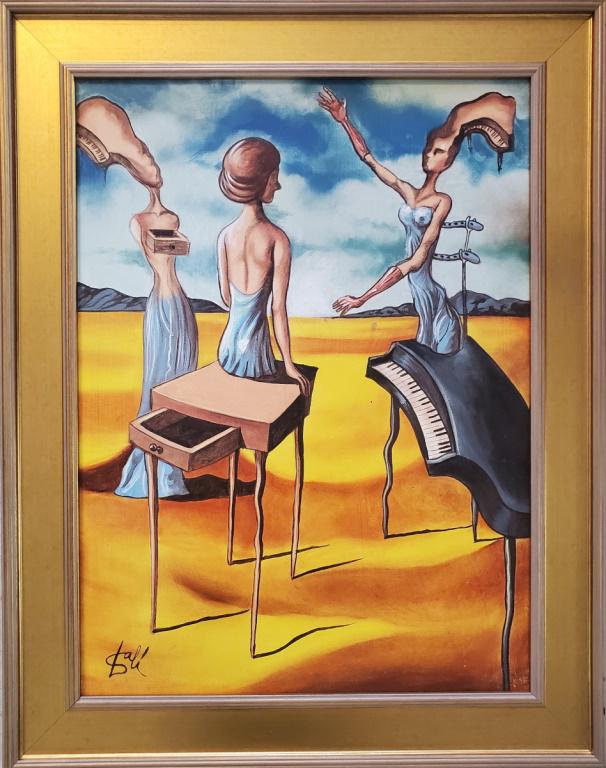 Original In the Manner of Dali Canvas COA Canvas (1 of 13)