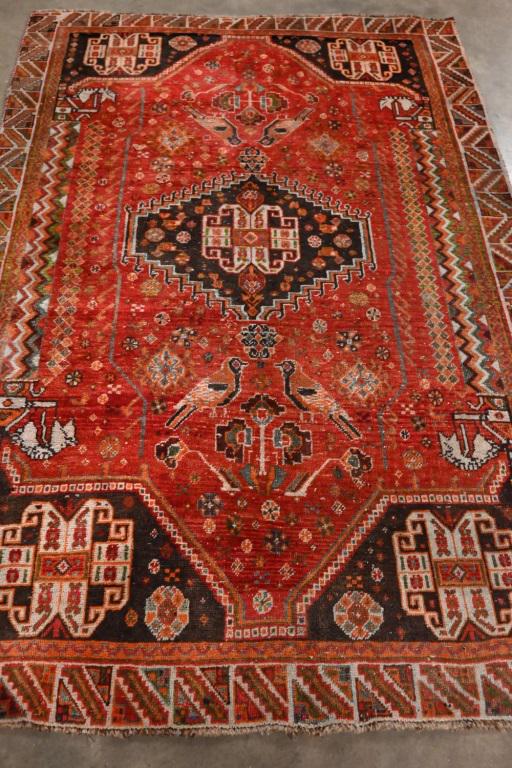 Qashgi Hand Woven Rug 5.4 x 7.10 ft (1 of 6)