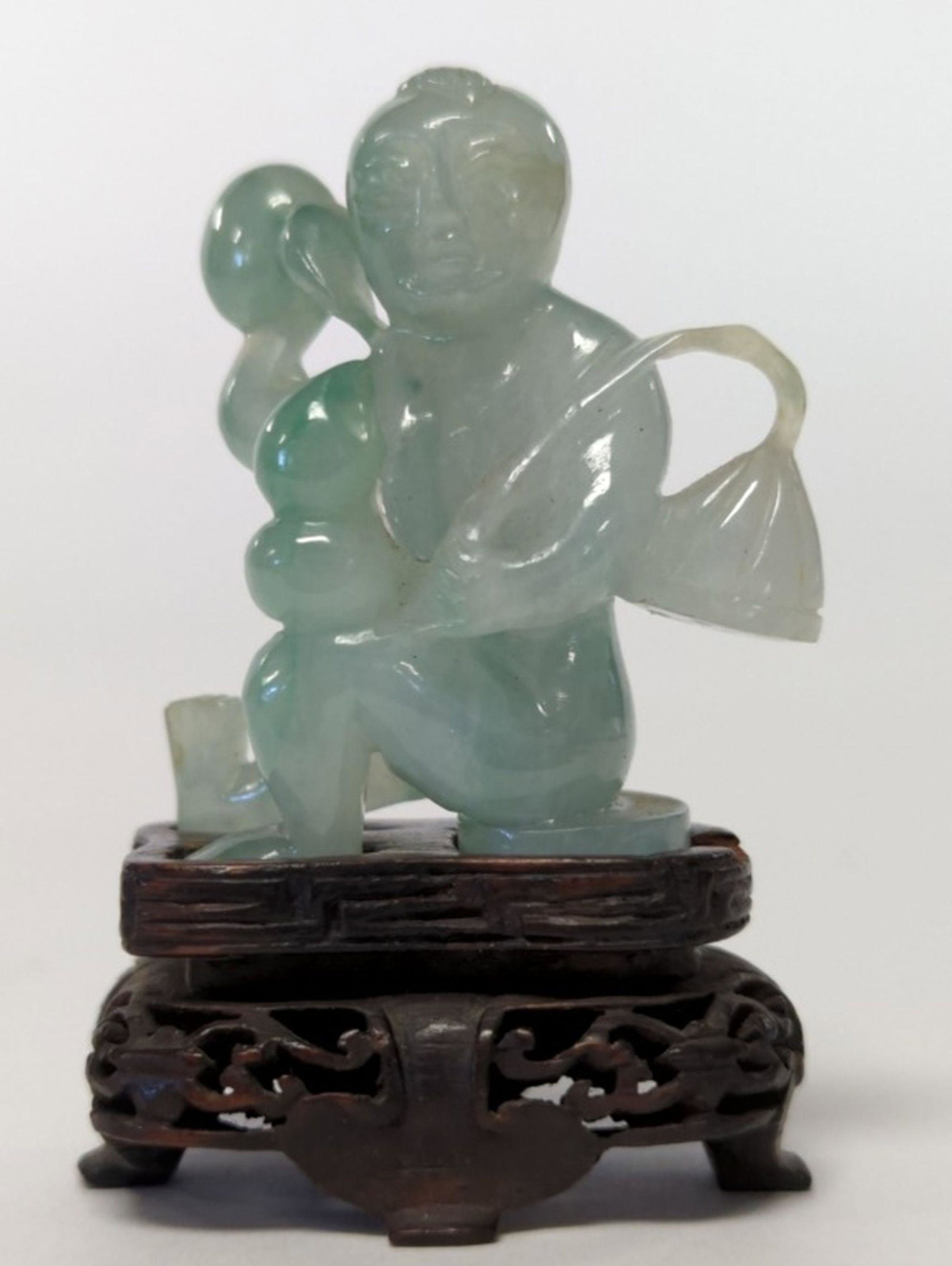 19th Century Jadeite Sculpture 2"H (1 of 7)