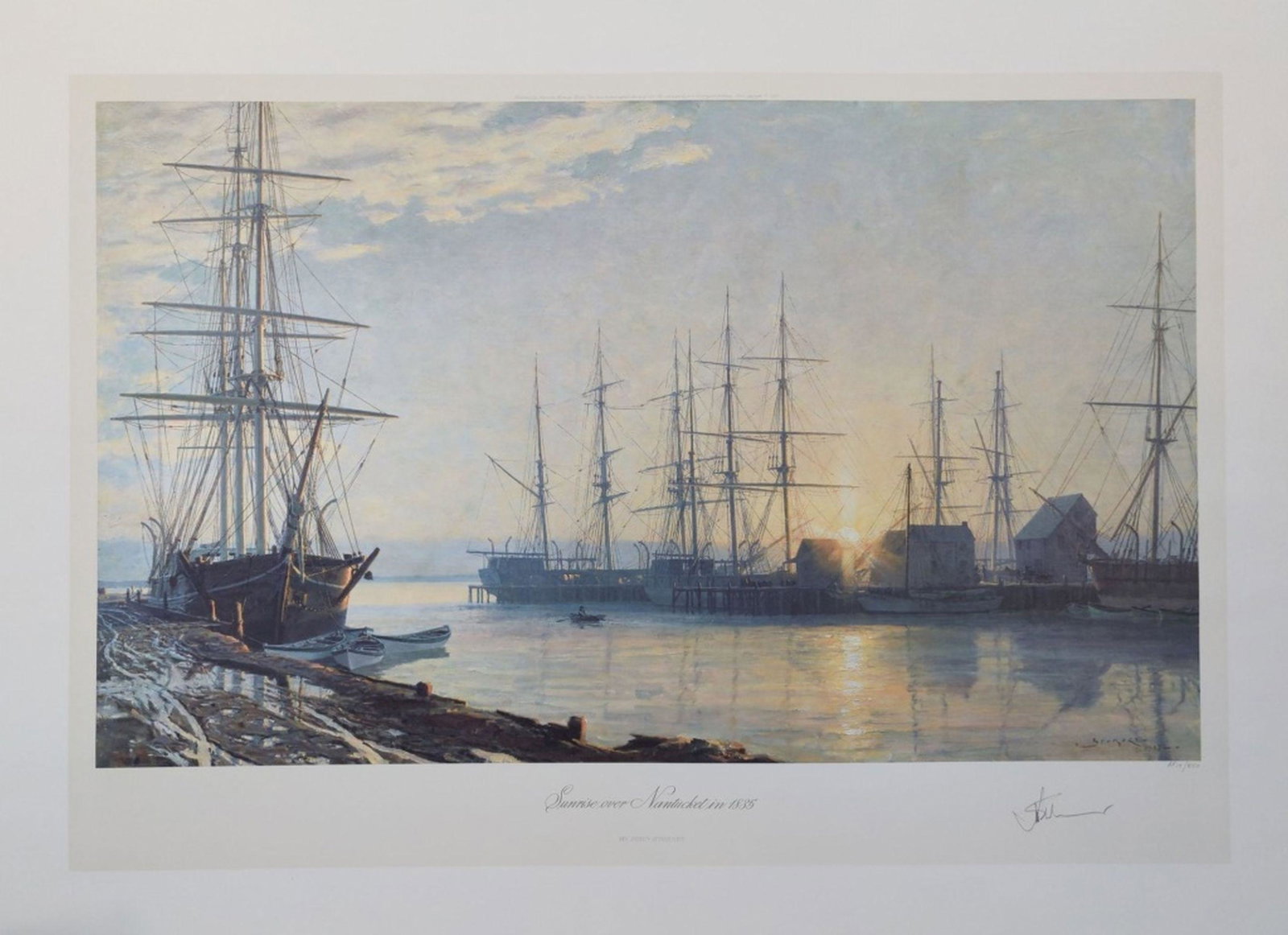 John Stobart "Sunrise Over Nantucket" AP, Signed (1 of 5)
