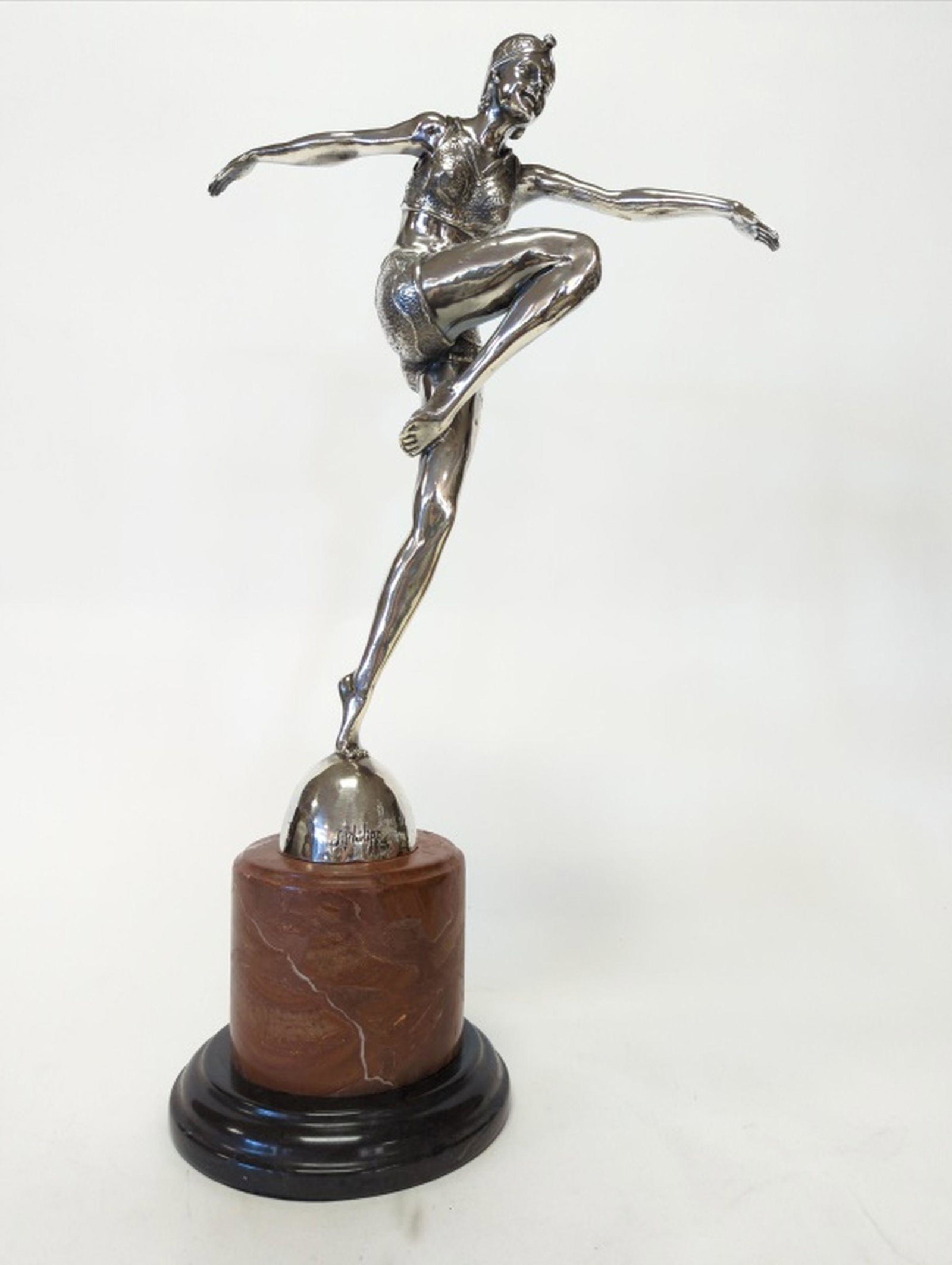 J. Philipp Art Deco Bronze Dancing Female 22"H (1 of 8)